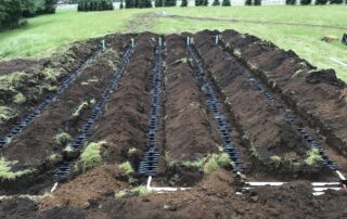 Septic system, septic drainage field,
